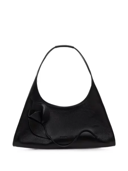 Geantă shopper Pollini cu model floral cu aplicații negru