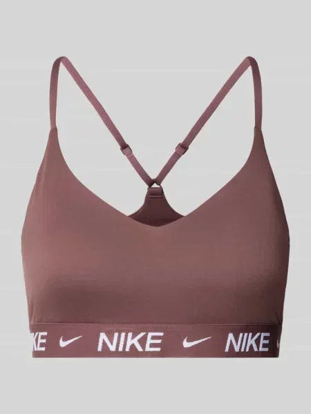 Stanik z detalami z logo i regulowanymi ramiączkami Nike Training