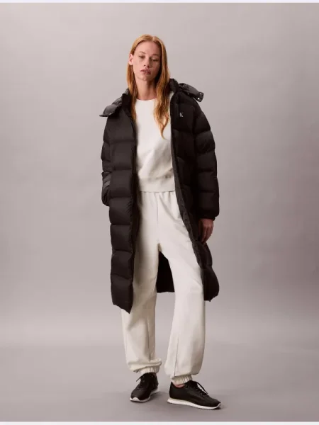 Calvin Klein Jeans De puf palton ESSENTIAL negru