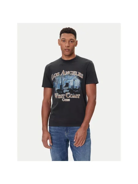 Guess T-shirt Regular Fit crna