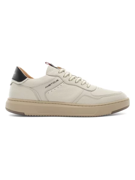 Sneakersy Ambitious skórzane beżowe