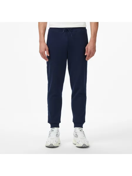 Lacoste Spodnie Dresowe Relaxed Fit granatowe