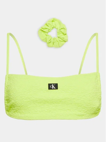 Calvin Klein Swimwear Bikini partea de sus verde