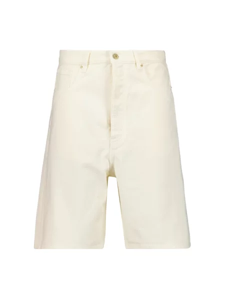 Drôle de Monsieur szorty Le Short Baggy beżowy białe