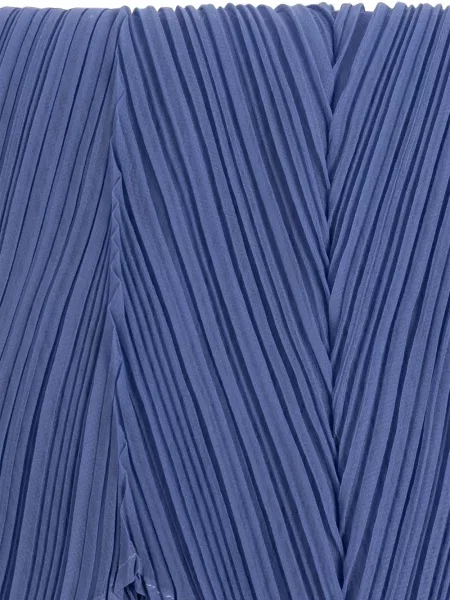 Fular Pleats Please Issey Miyake albastru