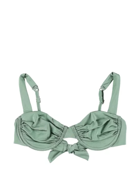 Top Belamer cu volane verde