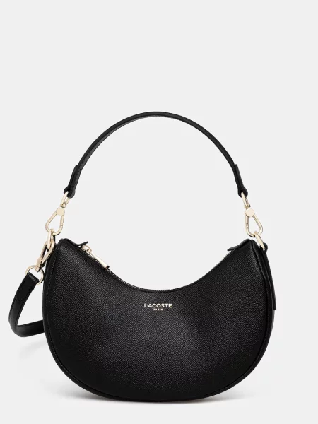 Lacoste geantă de piele negru