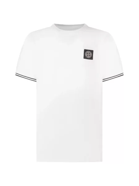 Koszulka dziecięca Stone Island biała
