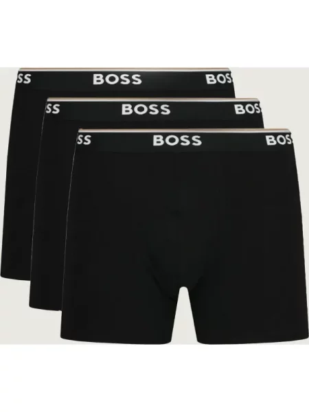 BOSS BLACK 3 db-os boxeralsó szett BoxerBr 3P Power fekete