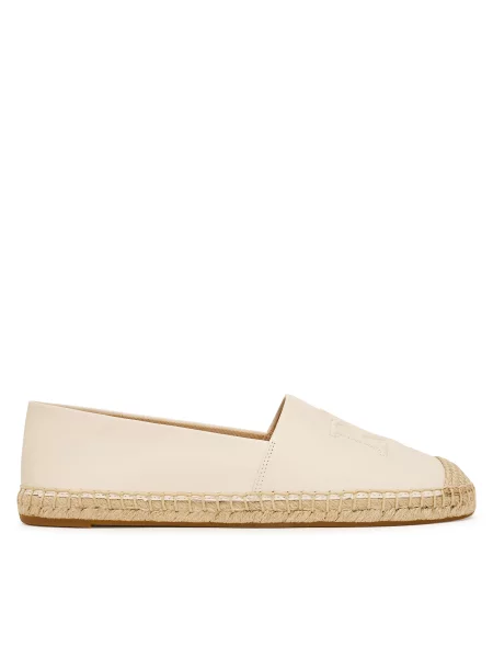 Lauren Ralph Lauren Espadrile CAMERYN bež bela