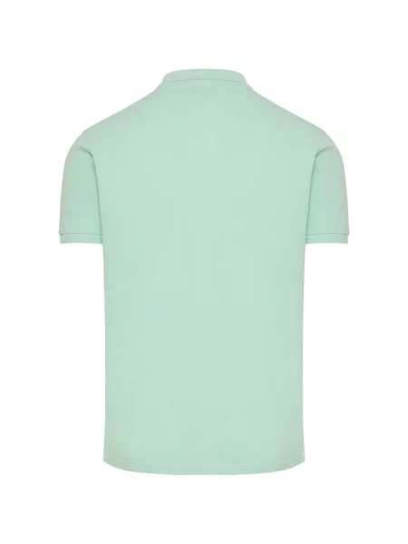 Tricou polo Bob cu broderie verde