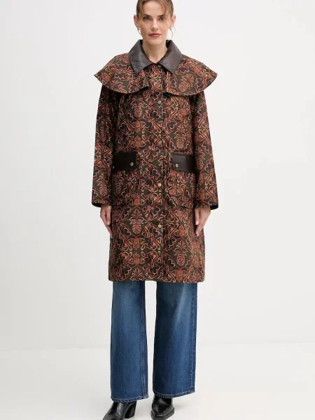 Barbour palton x Farm Rio portocaliu