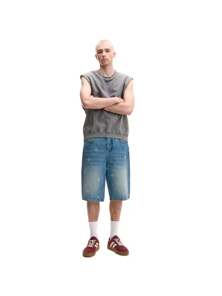 Джинсовые шорты Cropp синие