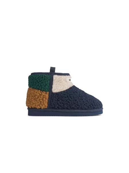 Liewood Cizme Albi bleumarin / maro caramel / verde închis / murdar alb
