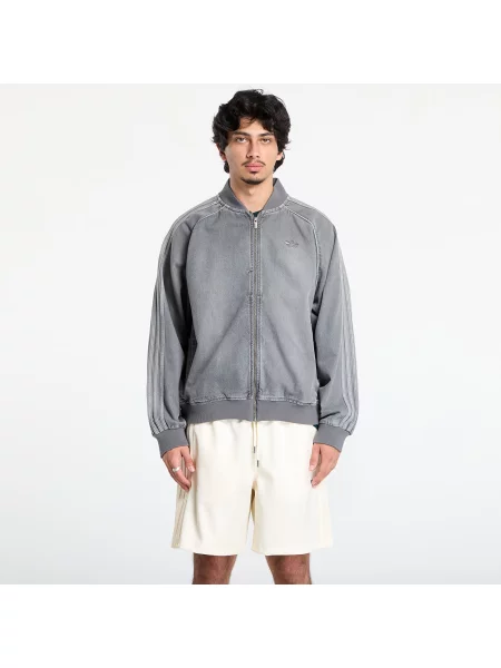 Bunda adidas SST Adicolor Loose Denim Jacket Light Denim L šedá