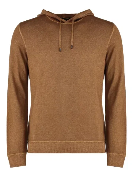 Pulover Moorer cu glugă maro