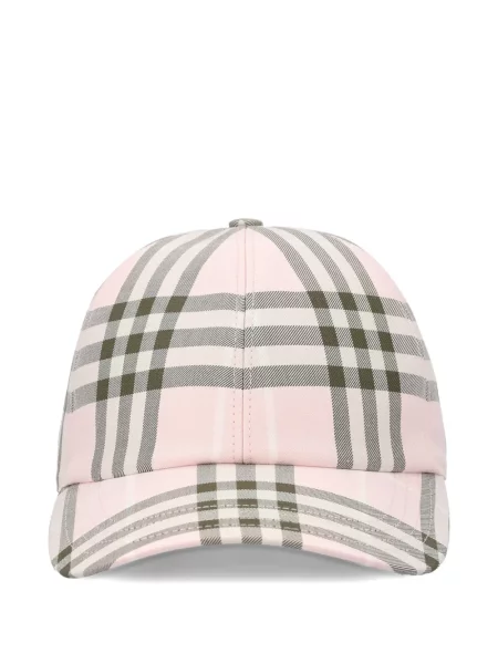 Καρό κασκέτο Burberry ροζ
