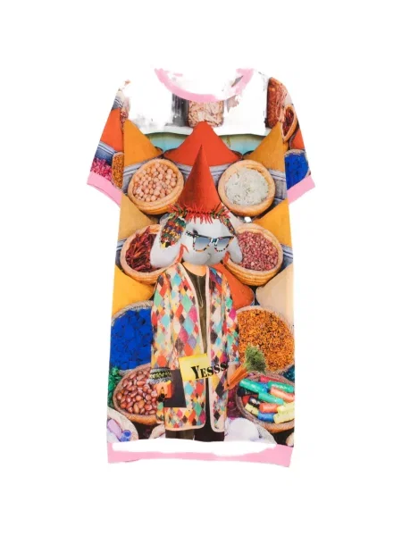 Rochie mini The Artistylist cu imagine portocaliu
