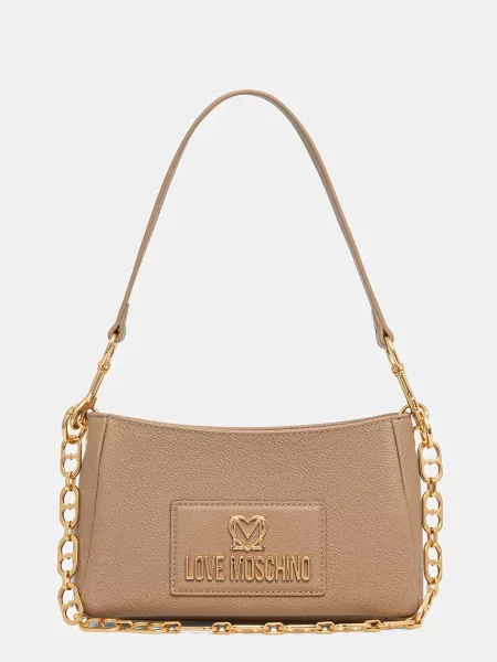Geantă LOVE MOSCHINO bej