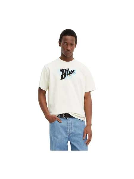BLUEMARBLE t-shirt z nadrukiem beżowy