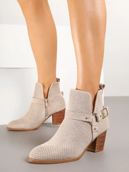 Botine Falfedi deschis bej