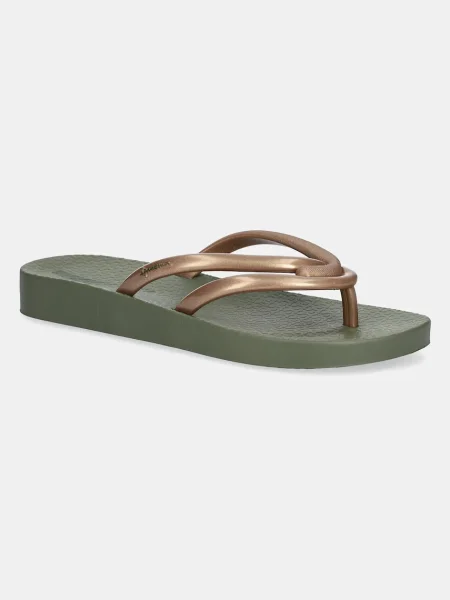 Джапанки Ipanema COMFY FEM с равна подметка зелено