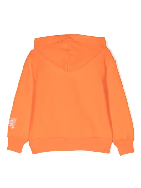 Bluza z kapturem dziecięca Msgm pomarańczowa