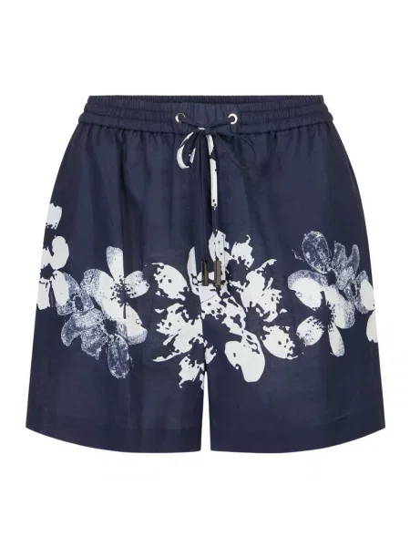 Bermudy Iceberg z nadrukiem niebieskie