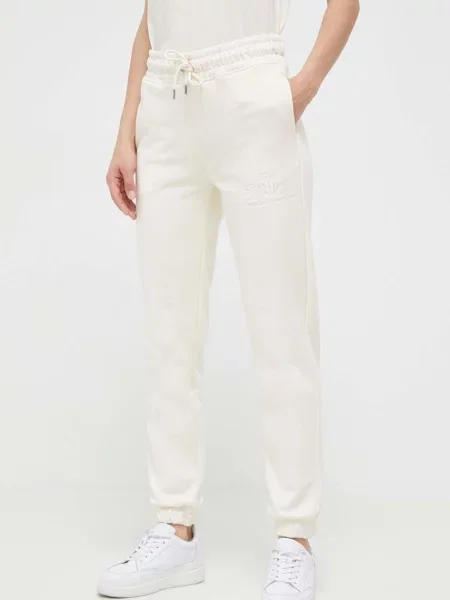 Gant spodnie dresowe gładkie beżowy