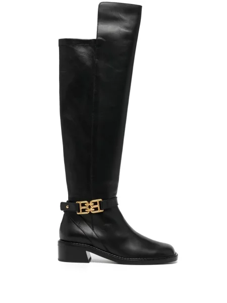 Botine Bally din piele negru