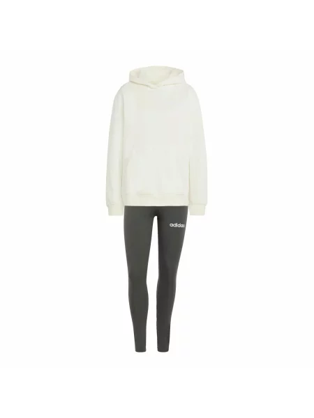 Adidas Set bluză și leggings Leisure Crem alb