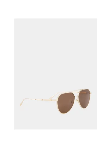 Okulary przeciwsłoneczne Alexander Mcqueen żółte