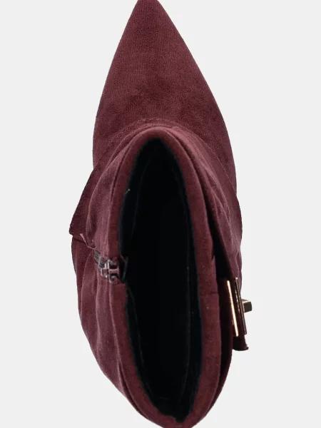 Черевики Answear.LAB блок злегка утеплена бордовий