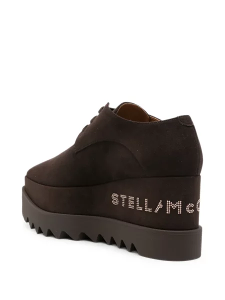 Pantofi derby Stella Mccartney cu tepi maro