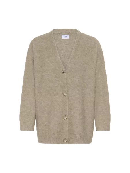 Dzianinowy sweter Saint Tropez beżowy