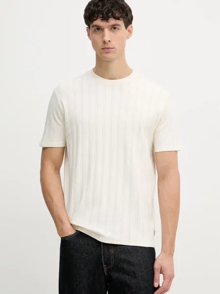 Guess tricou pentru bărbați din bej