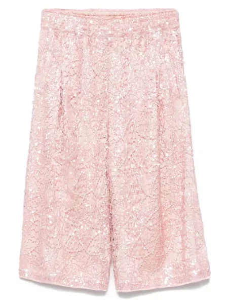 Cropp pantaloni Merci roz