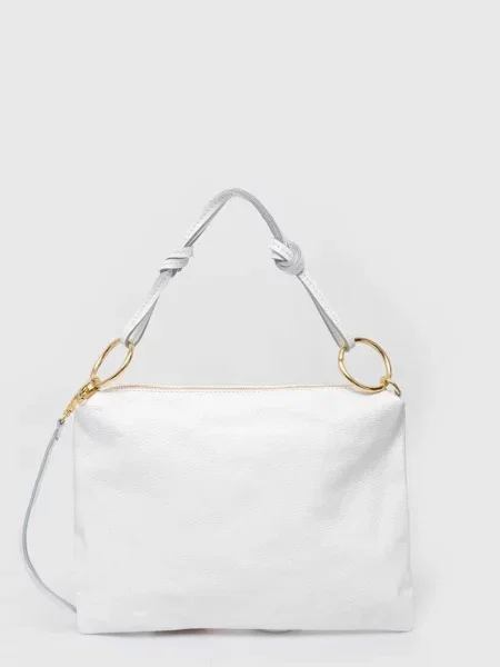 Кожена чанта Answear Lab бяло