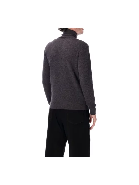 Sweter z golfem Lemaire do golfa brązowy