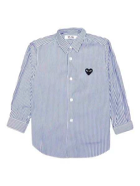 Koszula dziecięca Comme Des Garcons Play niebieska