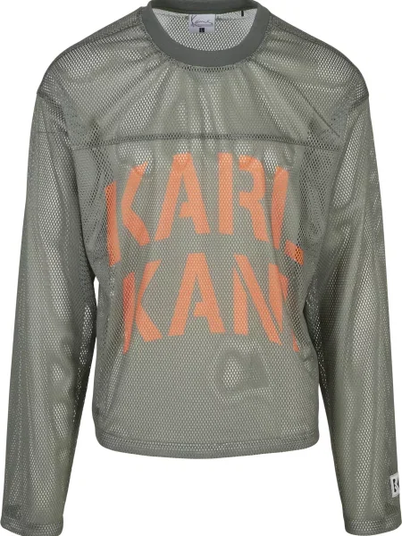 Karl Kani Tricou oliv portocaliu