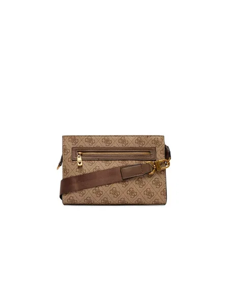 Válltáska Guess HMMILO bézs