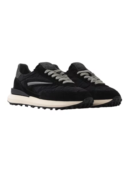Sneakersy D.a.t.e. skórzane czarne
