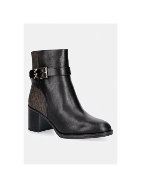 Botki Michael Kors skórzane czarne