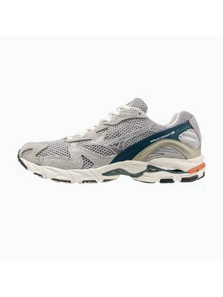 Cipők Mizuno Wave Rider 10 harbor mist/dawn blue/sailor. Méret: 40 EU szürke