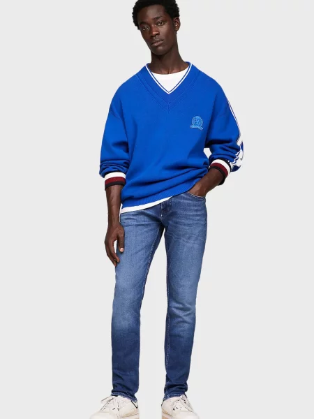 Завужені джинси Tommy Hilfiger синій