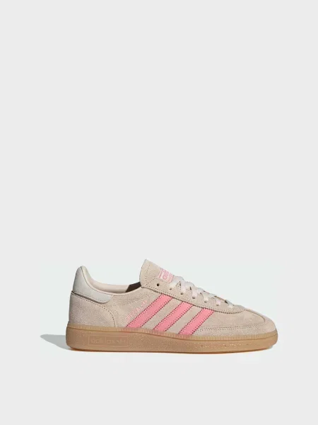 Кожаные кеды Adidas бежевые