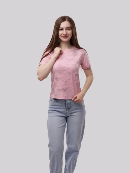 Футболка Lumo розовая