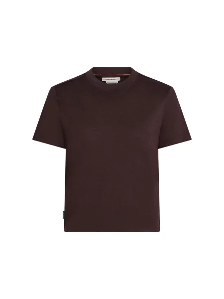 ICEBREAKER Tricou funcțional Tech Lite III ciocolatiu