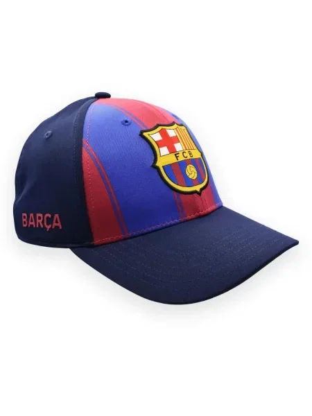 Czapka z daszkiem FC Barcelona oficjalna licencjonowana niebieska